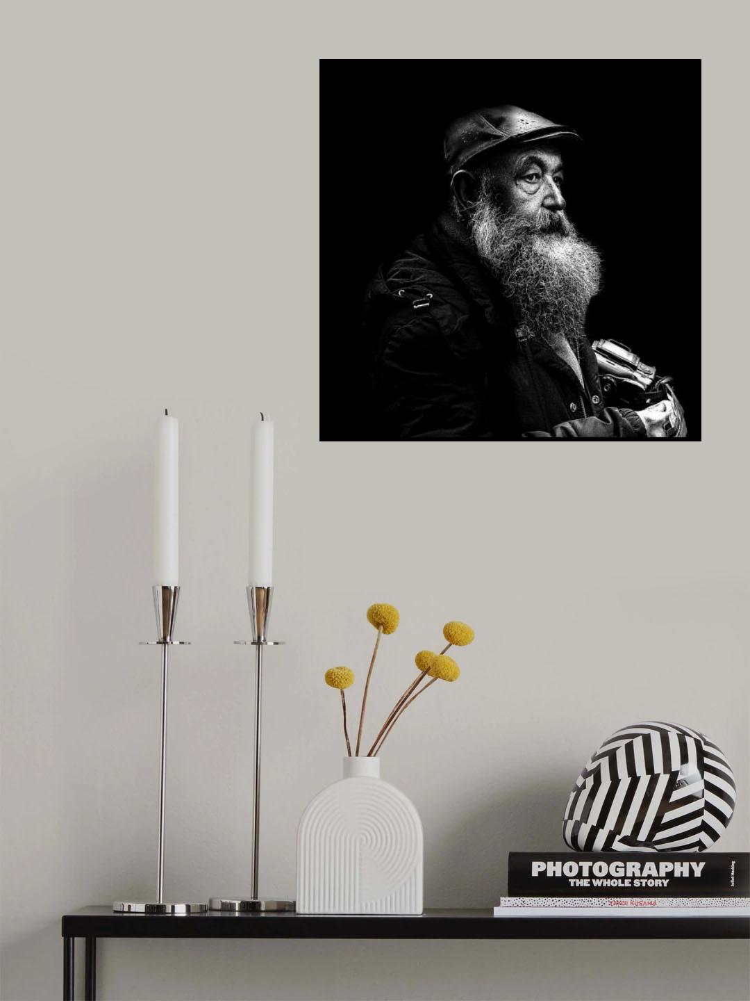The Man With The Beard Poster och Canvastavla