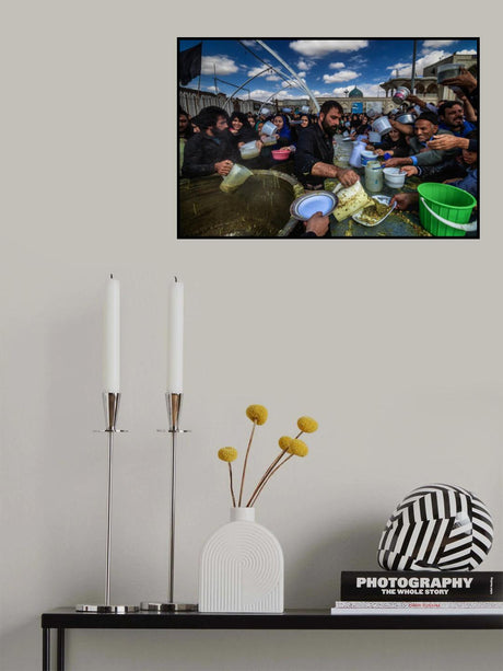 Free soup and hungry population#2 Poster och Canvastavla