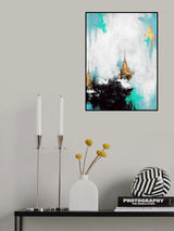 Parallel Gold 1 Poster och Canvastavla