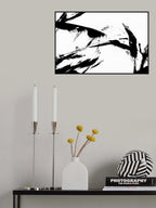 Feathery Streak Poster och Canvastavla