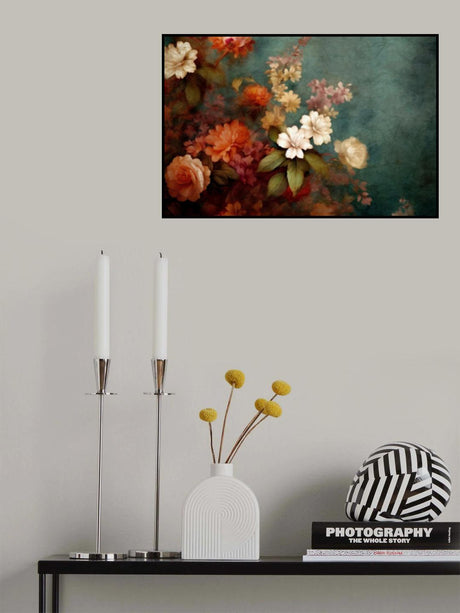 Fa Vintage Floral 10 Poster och Canvastavla