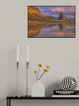 Reflection of Shiprock Poster och Canvastavla