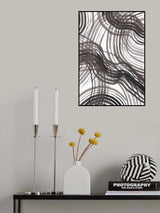 Abstract Ink Poster och Canvastavla