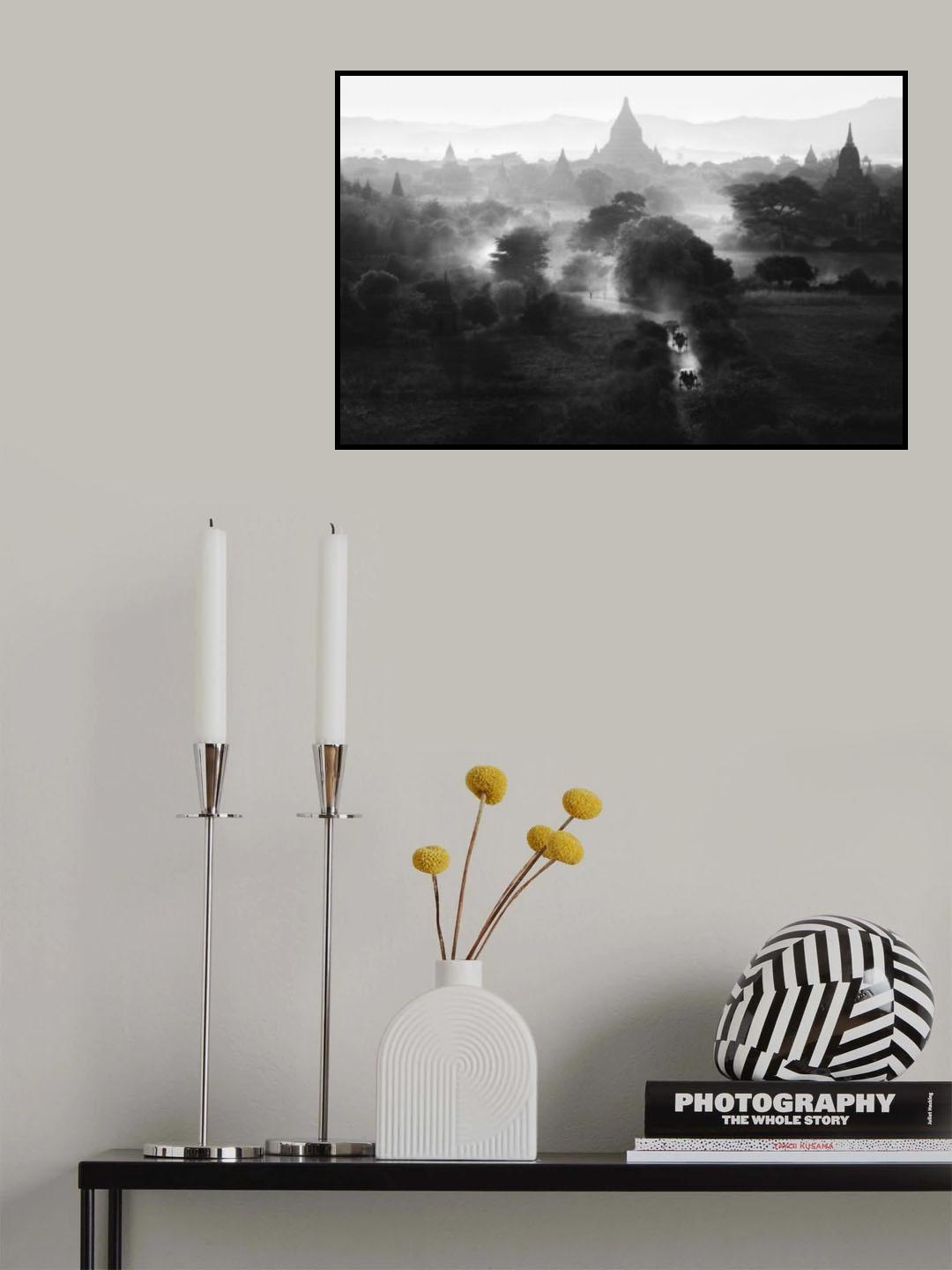 Racing against sunset Poster och Canvastavla