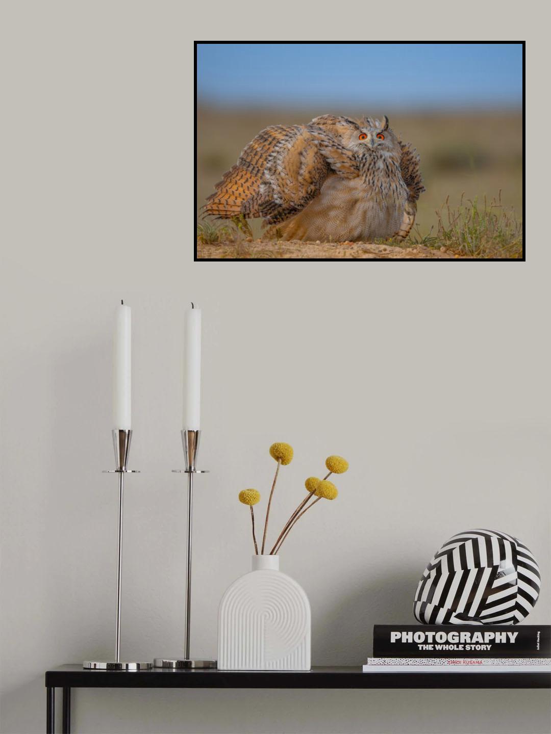 Orange Poster och Canvastavla