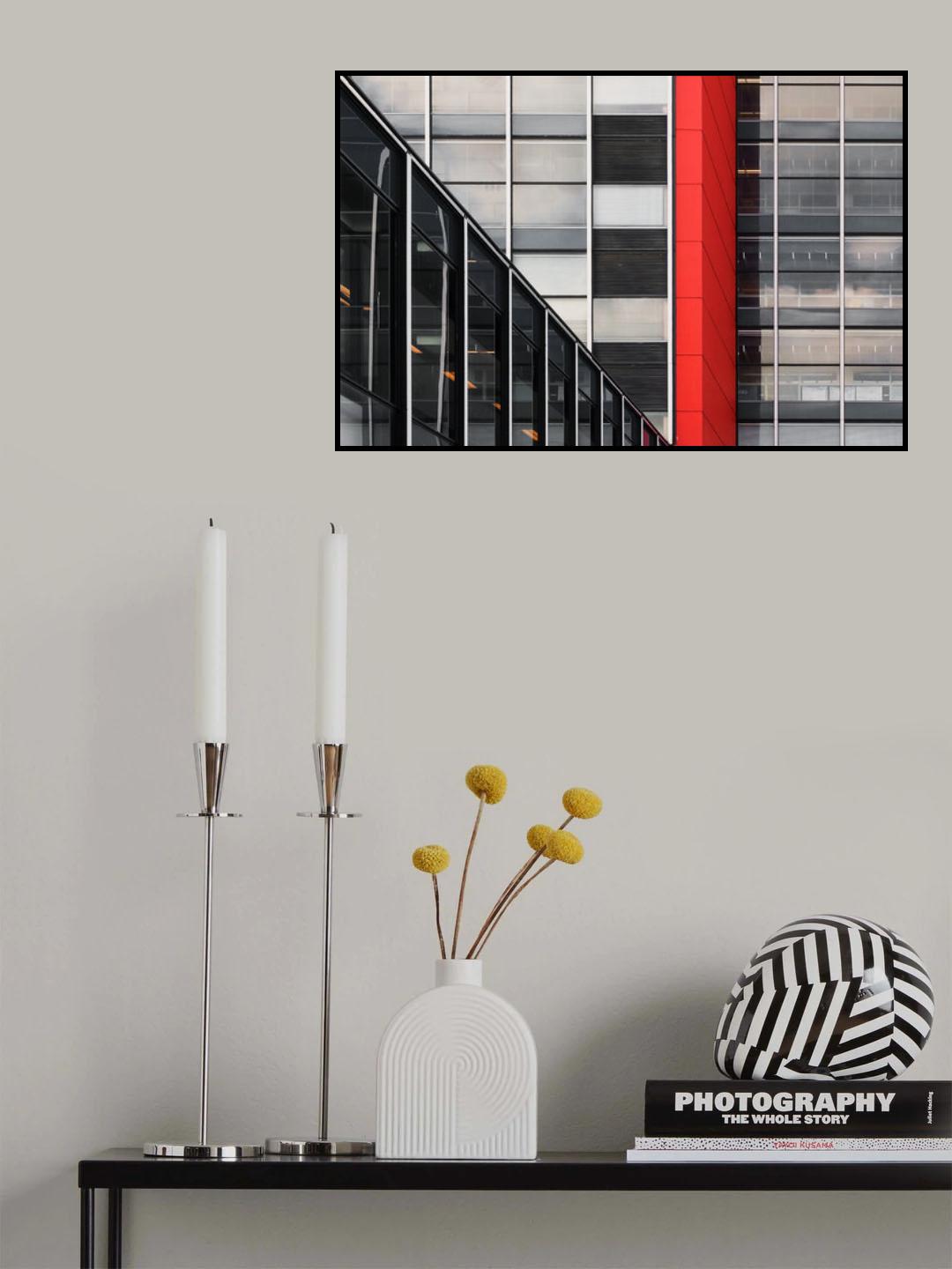 Red buttress. Poster och Canvastavla