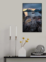 Torres del Paine in Sunset Poster och Canvastavla