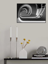 Stairs  B/W Poster och Canvastavla