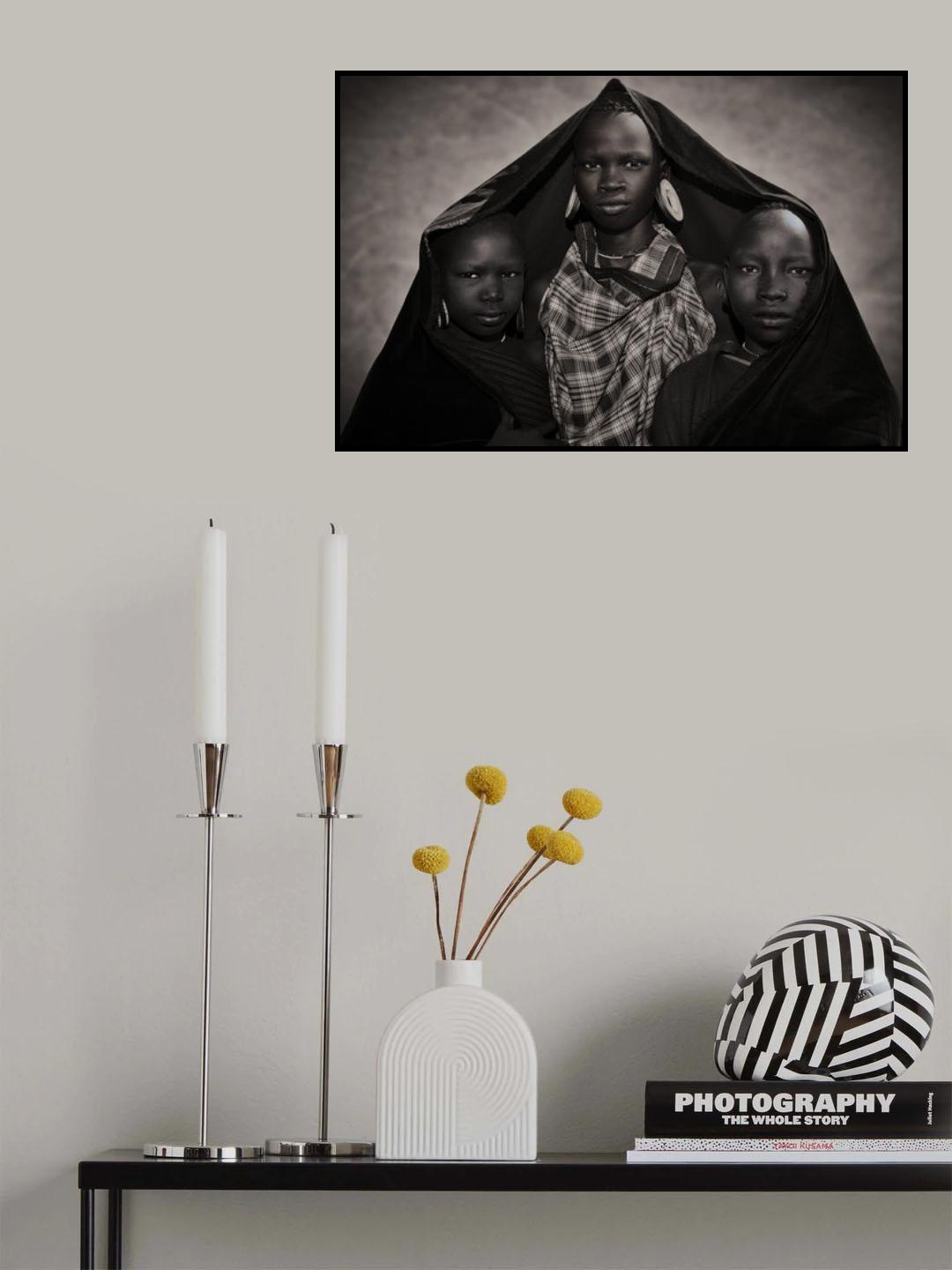 Ethiopian Family Poster och Canvastavla