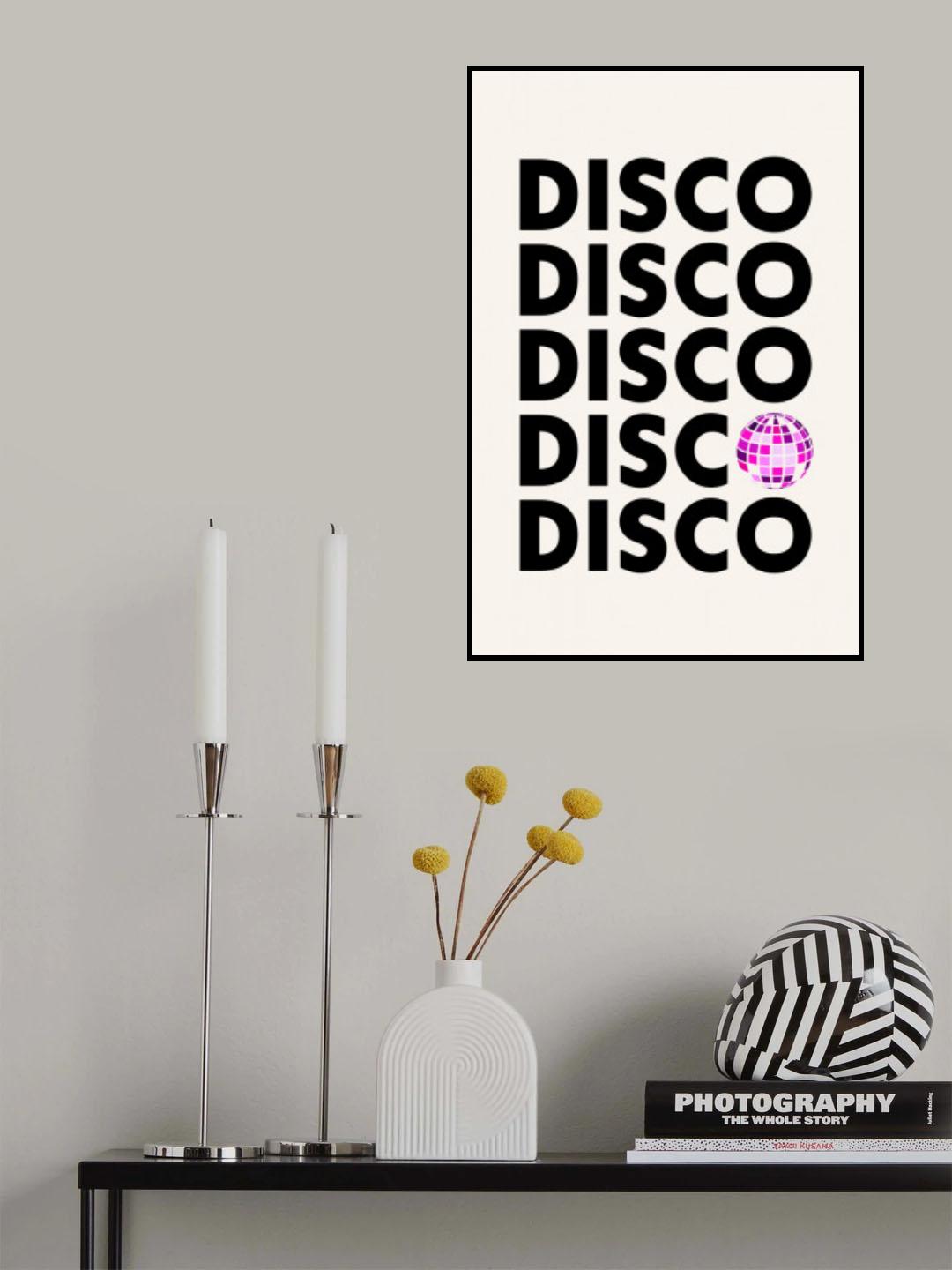 Disco Poster och Canvastavla