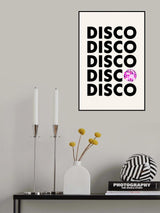Disco Poster och Canvastavla