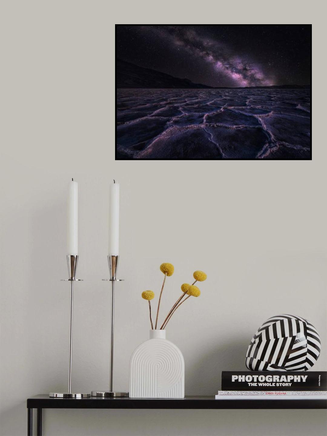 Arid Land in the night Poster och Canvastavla