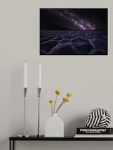 Arid Land in the night Poster och Canvastavla