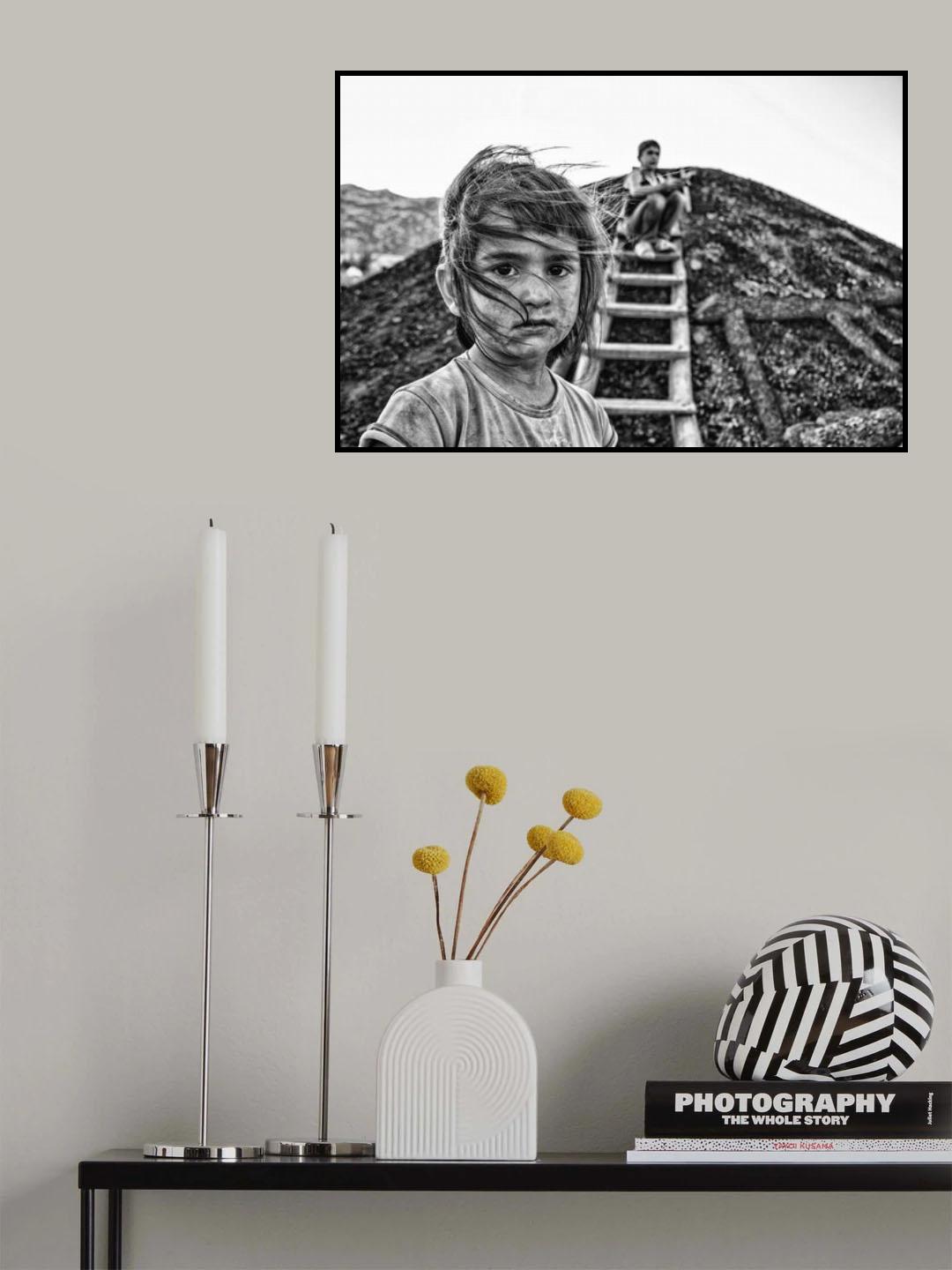 daughter of charcoal Poster och Canvastavla