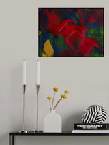 colored paints Poster och Canvastavla