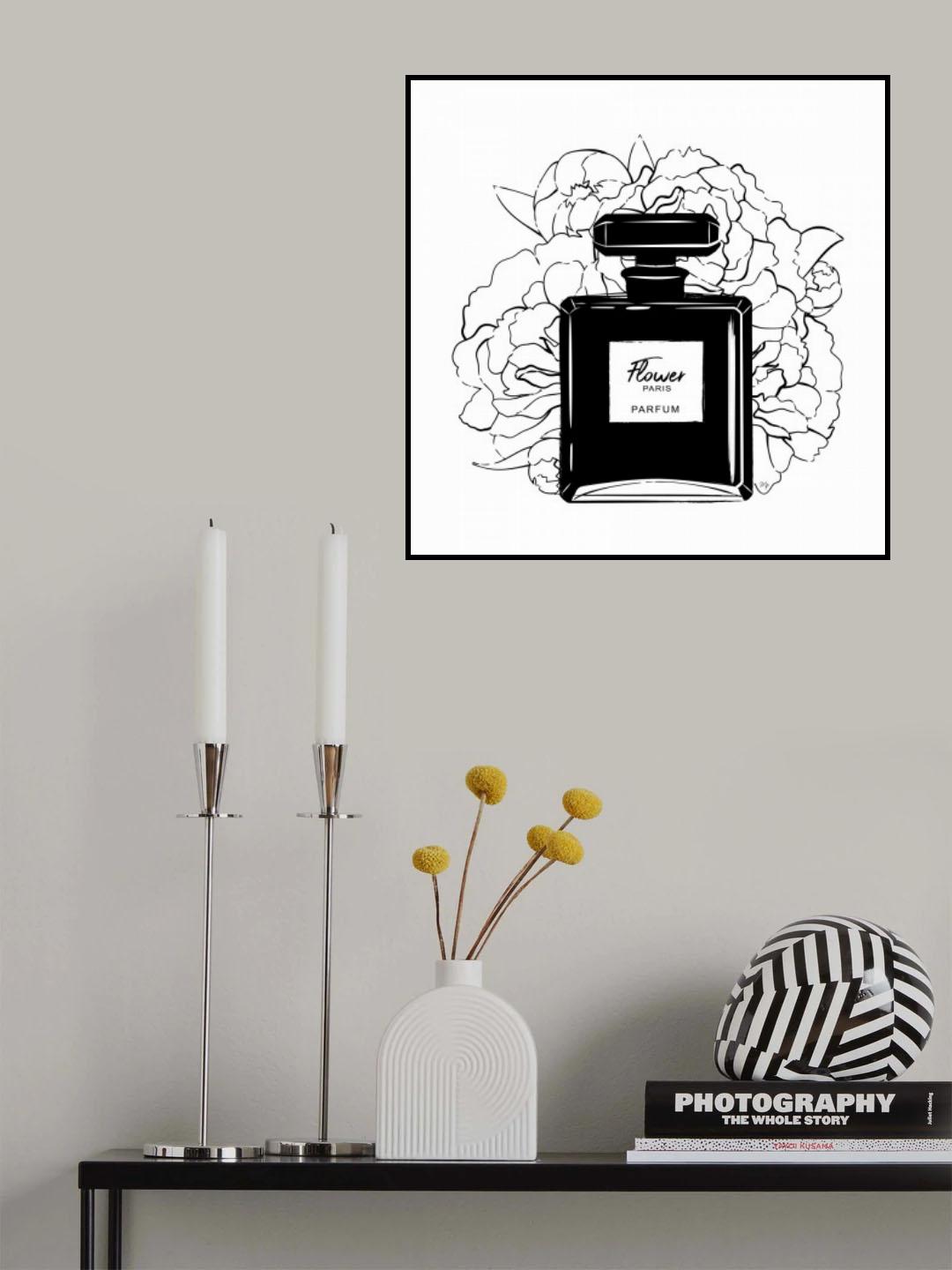 Flower Perfume Poster och Canvastavla