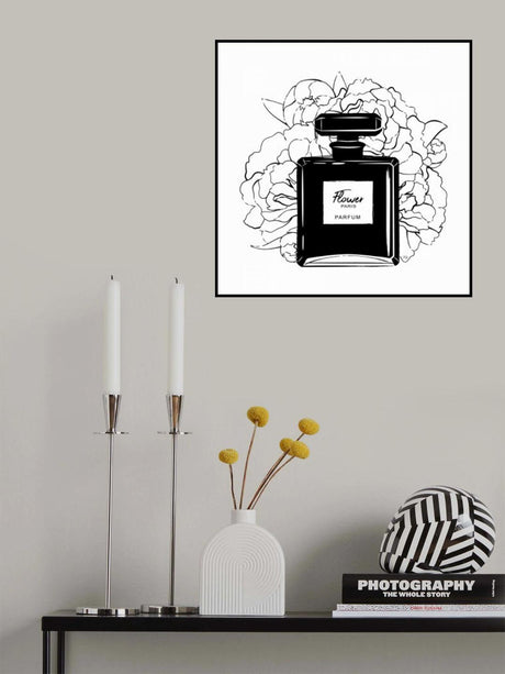 Flower Perfume Poster och Canvastavla