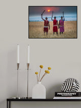 The Masai on full display Poster och Canvastavla