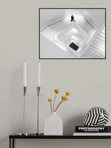 Stairs in  high key Poster och Canvastavla