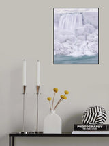 The Dreaming Frozen Waterfall Poster och Canvastavla