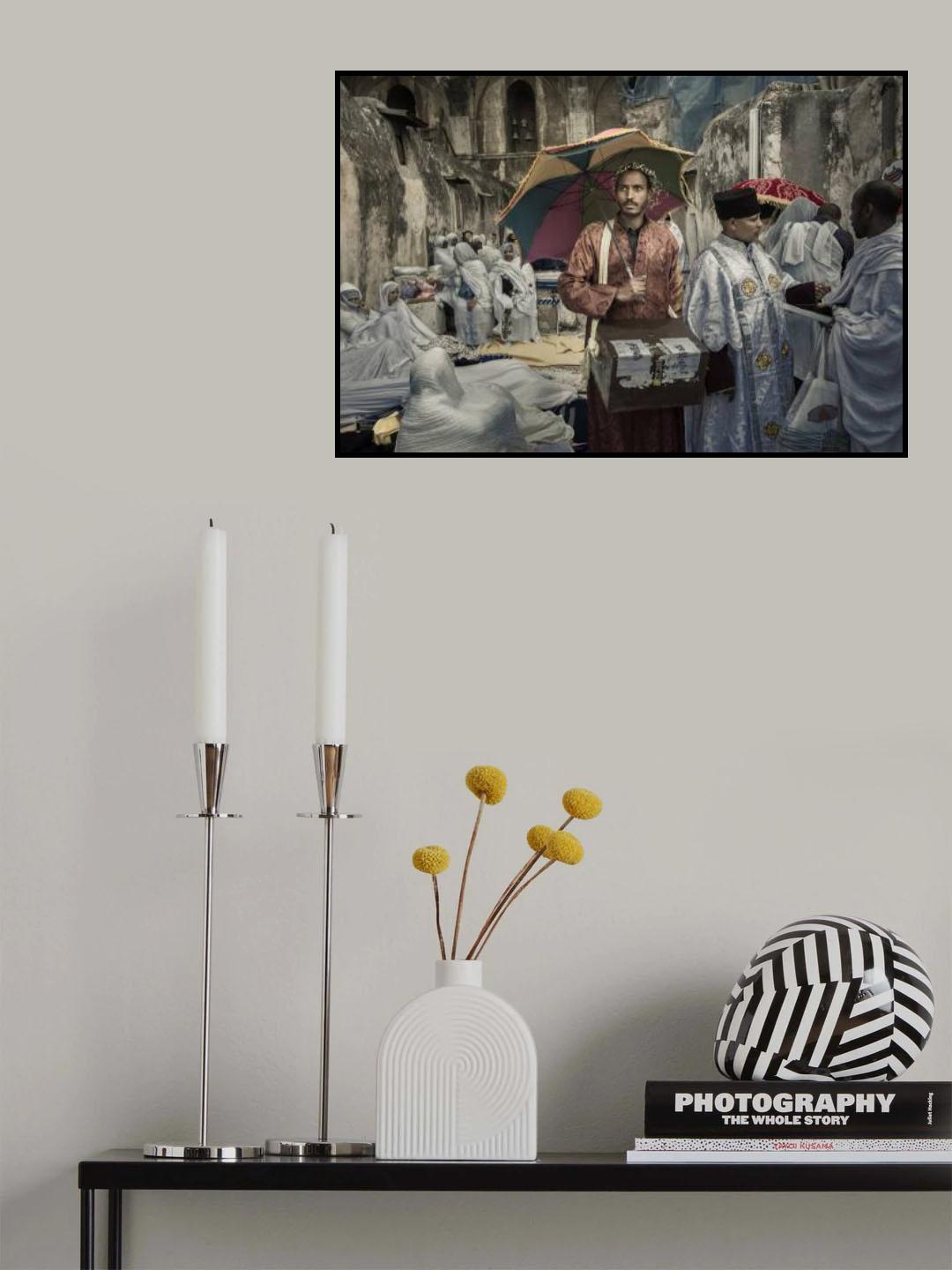Holy Fire Ceremony, Jerusalem 2017 Poster och Canvastavla