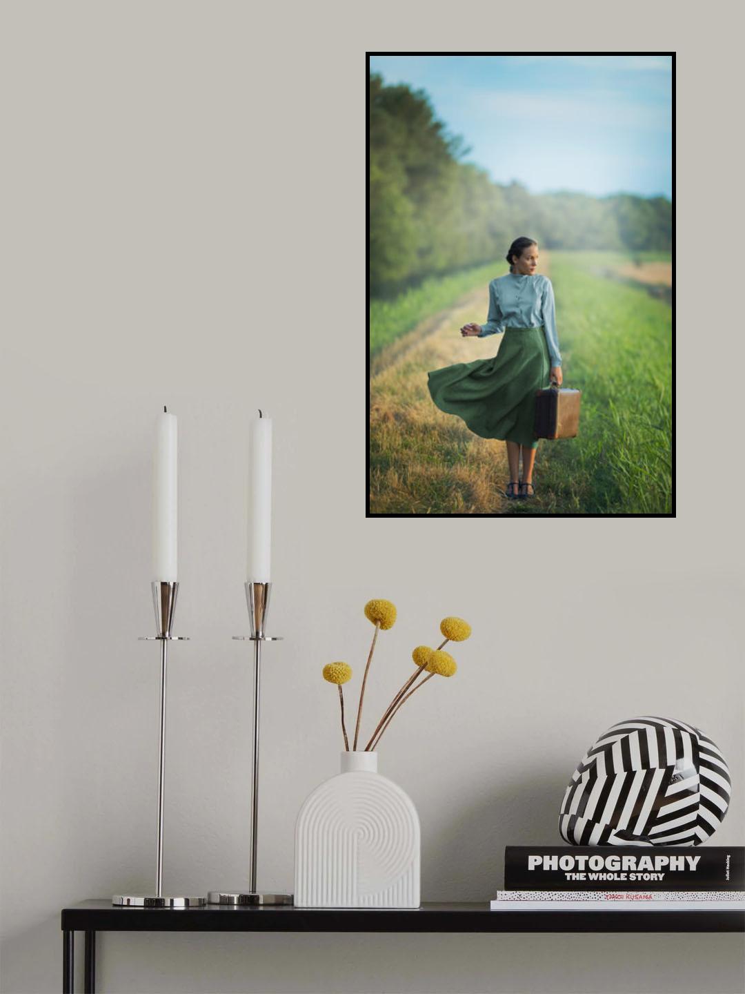 Flying Skirt Poster och Canvastavla