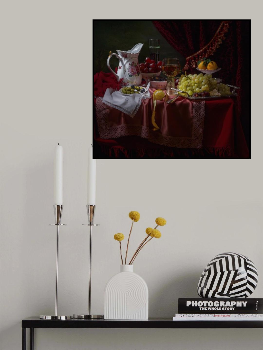 Still life in the Dutch style with a jug Poster och Canvastavla