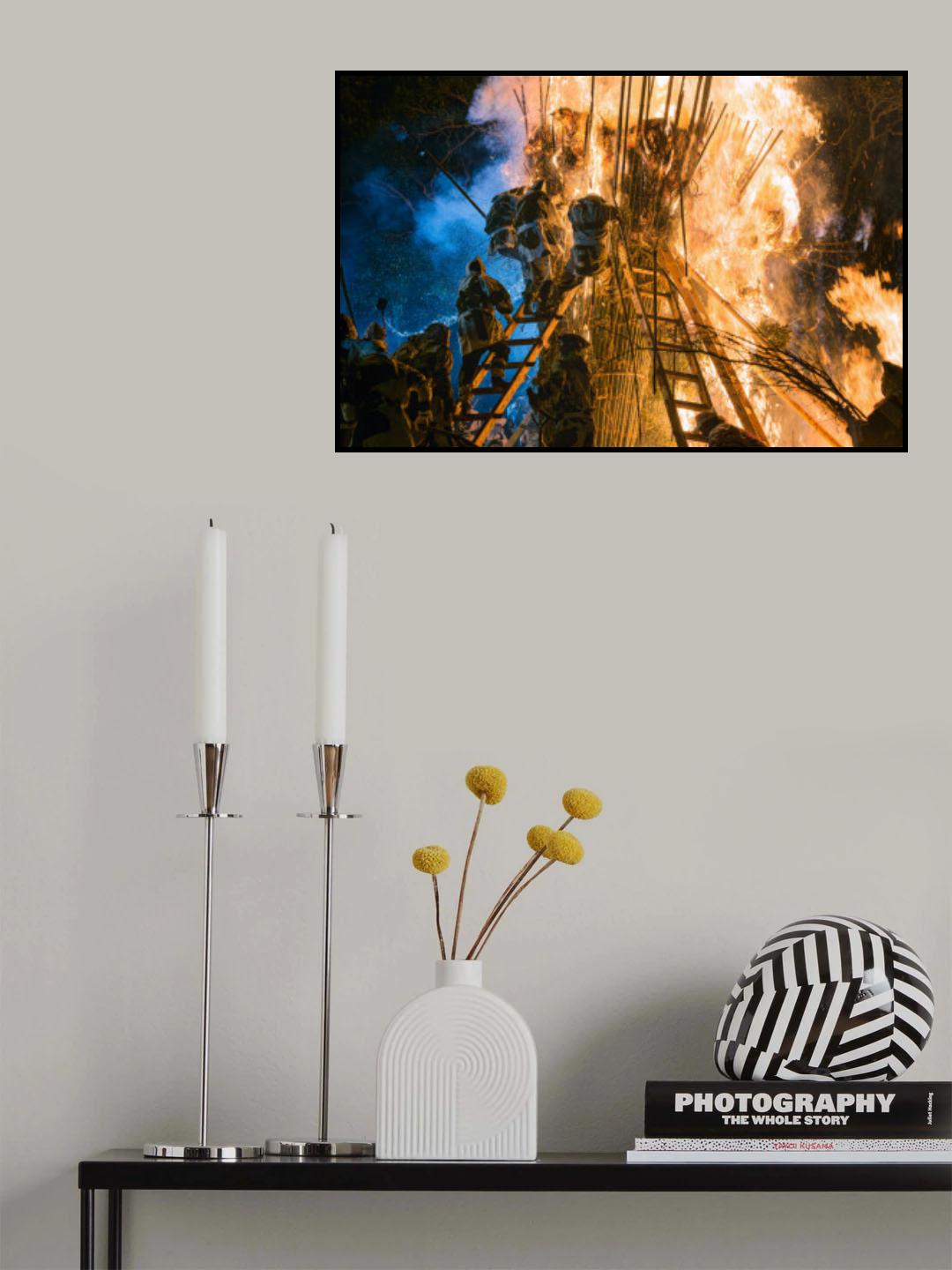 Fire Festival Poster och Canvastavla