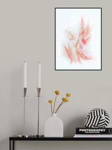 Rose Gold Ribbons Poster och Canvastavla