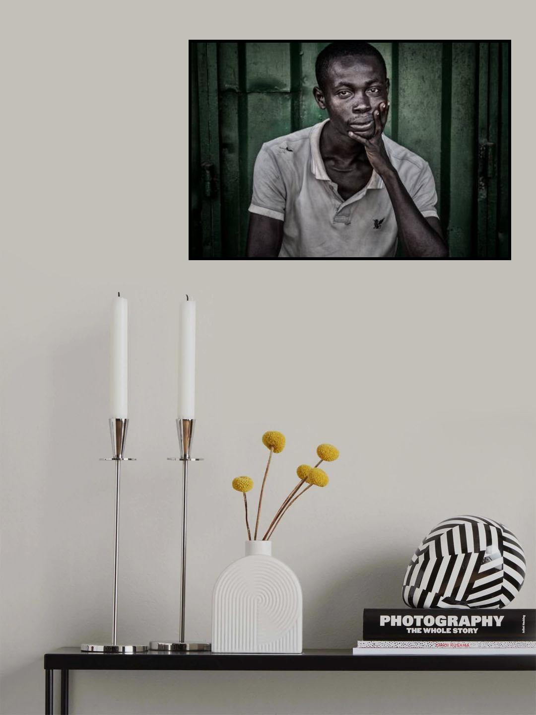 Man from Ghana. Poster och Canvastavla