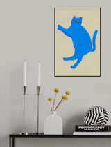 Blue cat Poster och Canvastavla
