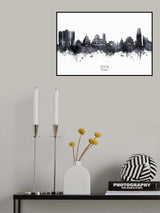 Sofia Bulgaria Skyline Poster och Canvastavla