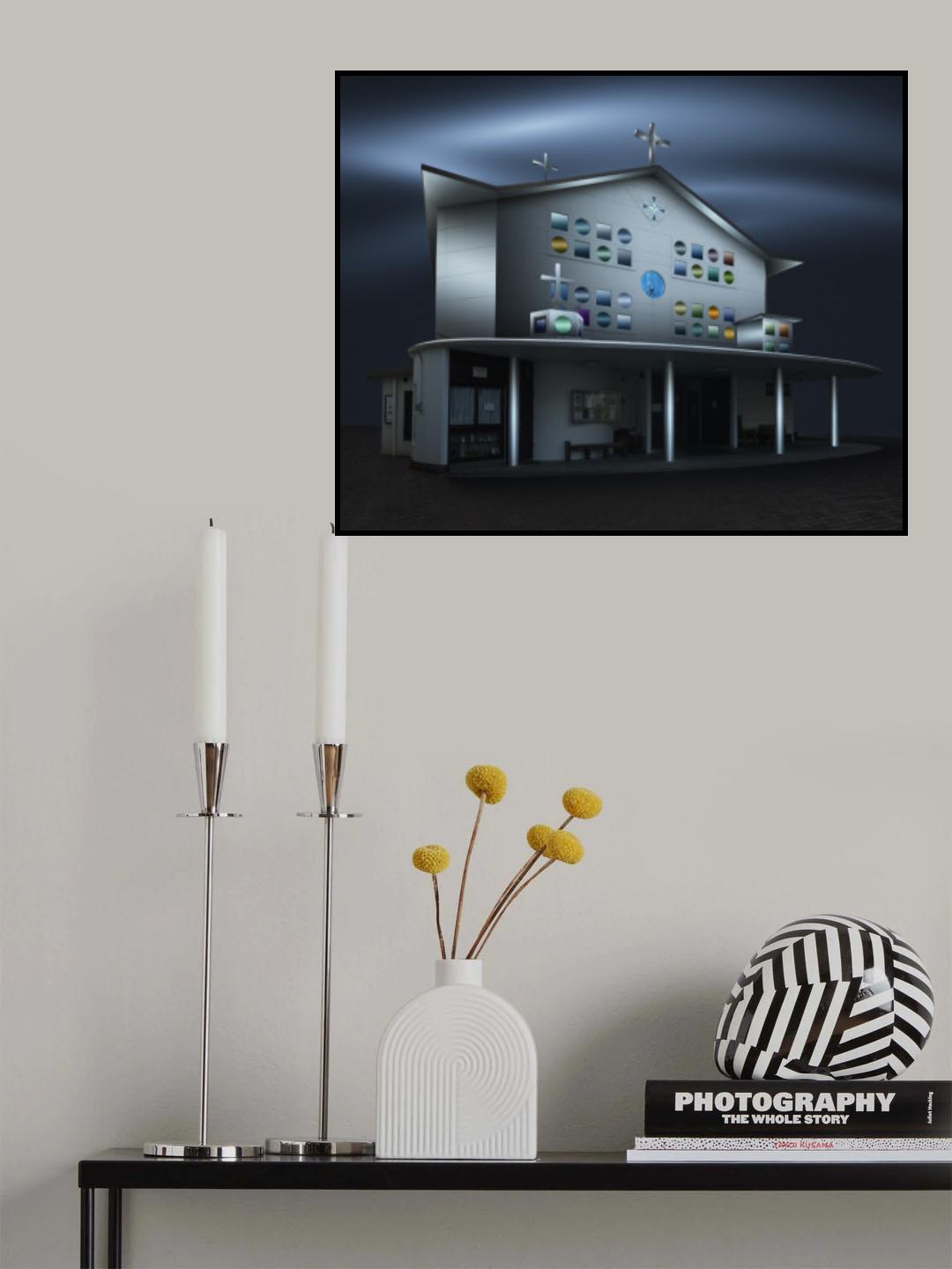 Architecture Pieces Poster och Canvastavla