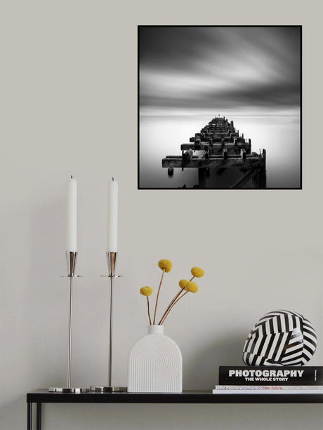 Ruined Pier Poster och Canvastavla