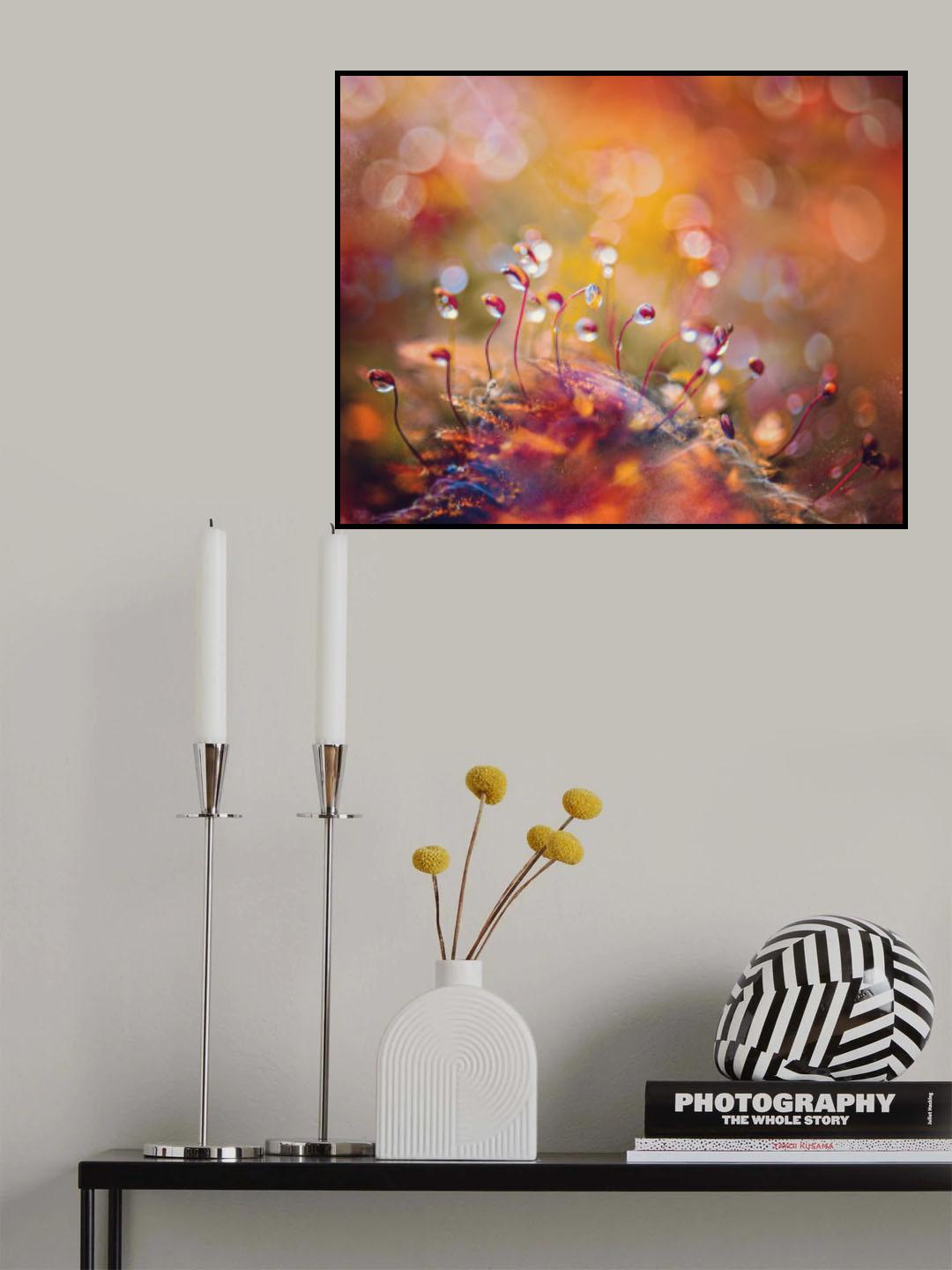 Golden moss Poster och Canvastavla