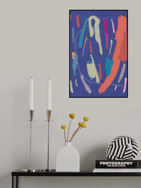 Color strokes 03 Poster och Canvastavla