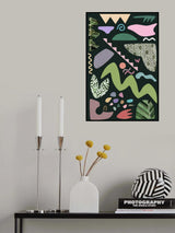 At the Villa Colors and Shapes Poster och Canvastavla