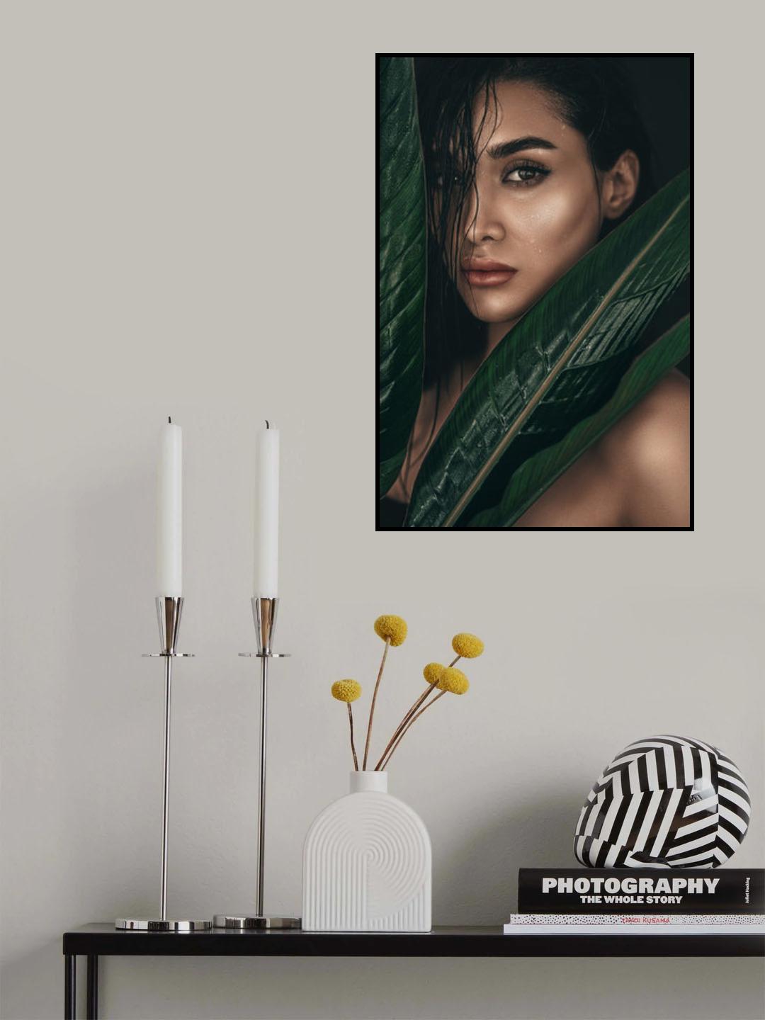 Hot Green Poster och Canvastavla