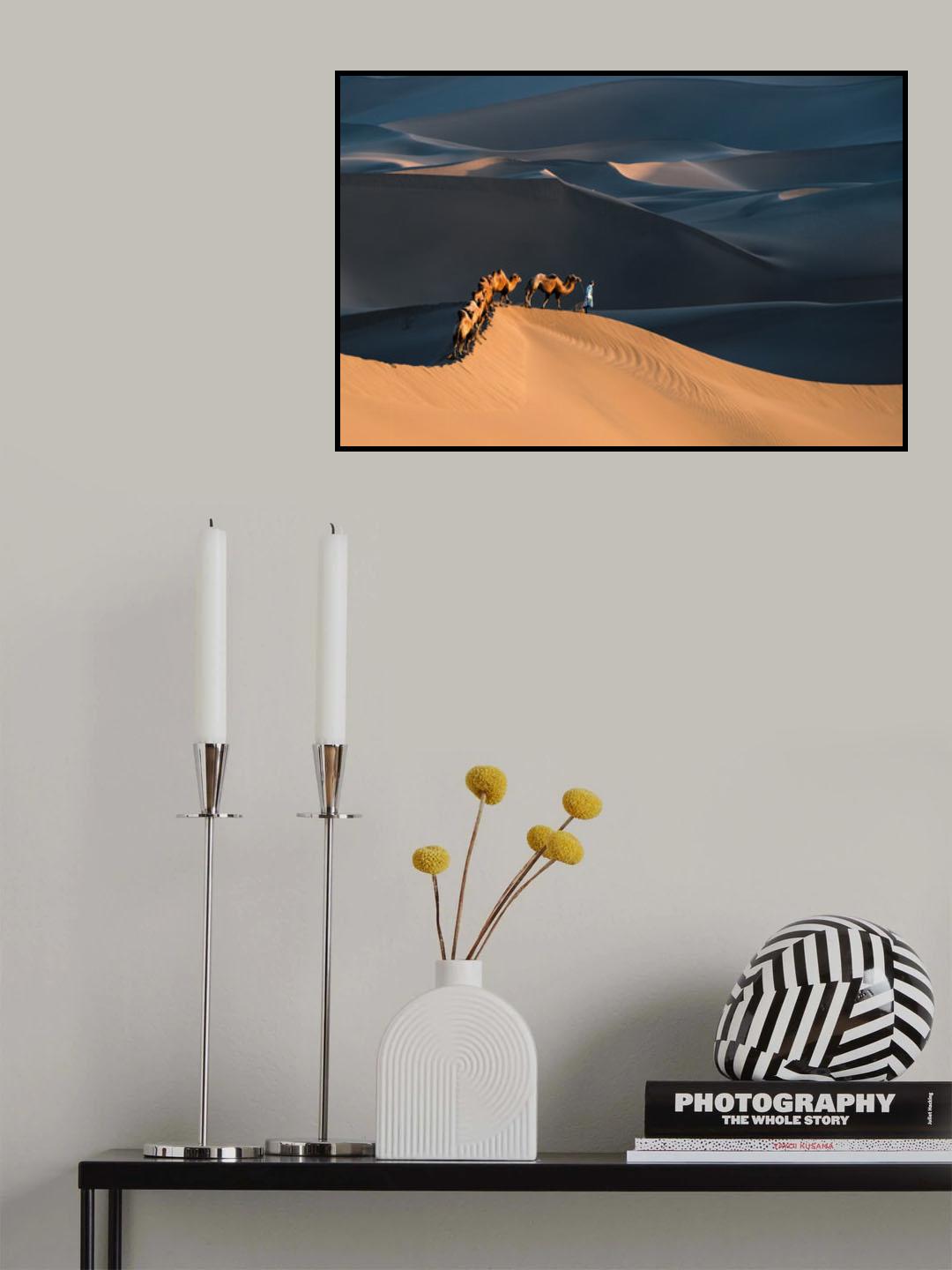 Desert boat Poster och Canvastavla