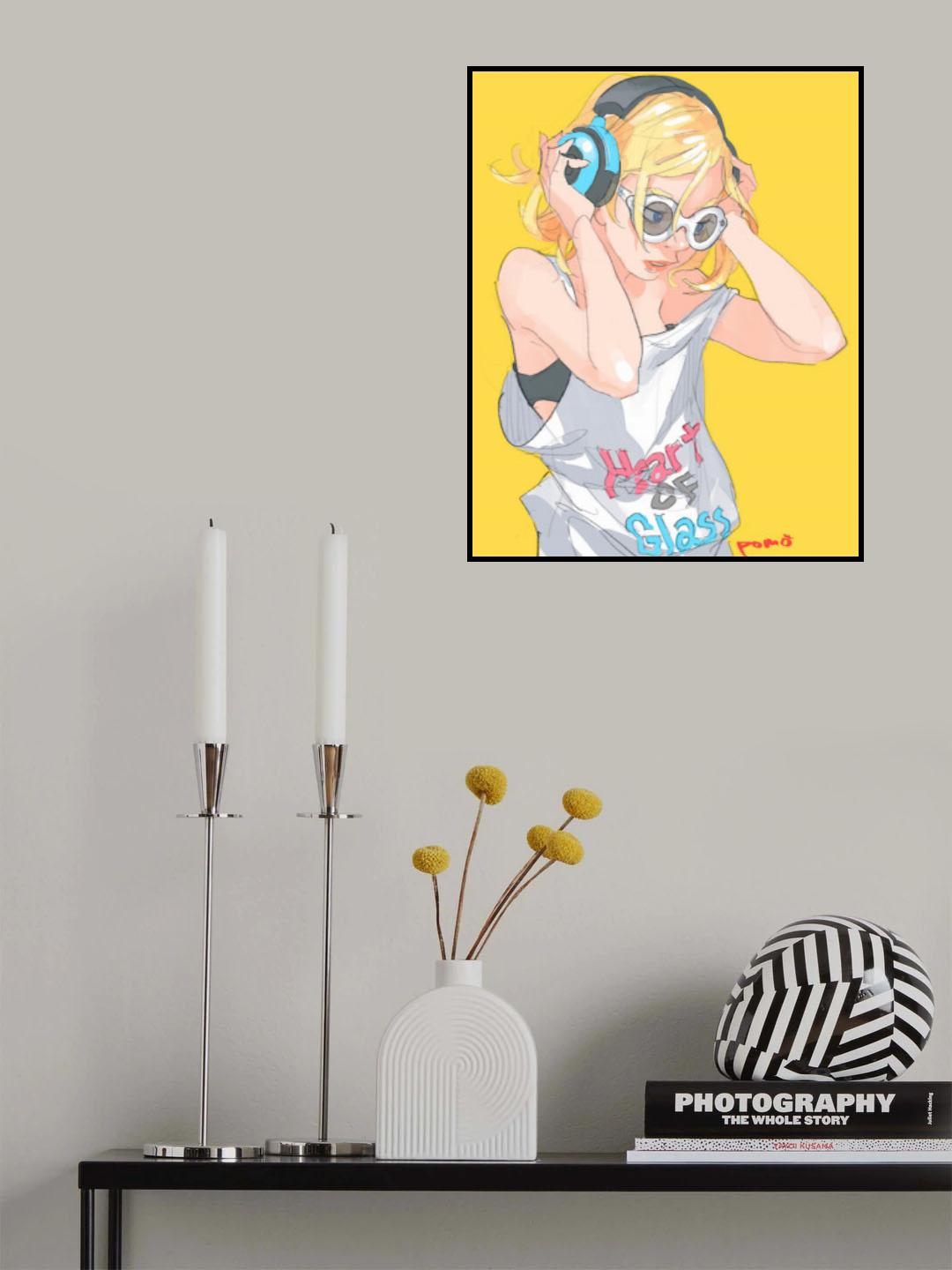 Heart of Glass Poster och Canvastavla