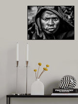 Surma tribe man-Ethiopia Poster och Canvastavla