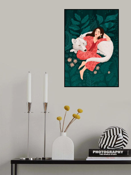 Polar Wolf Poster och Canvastavla