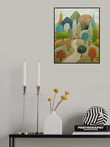 Crowd of Single Trees Poster och Canvastavla