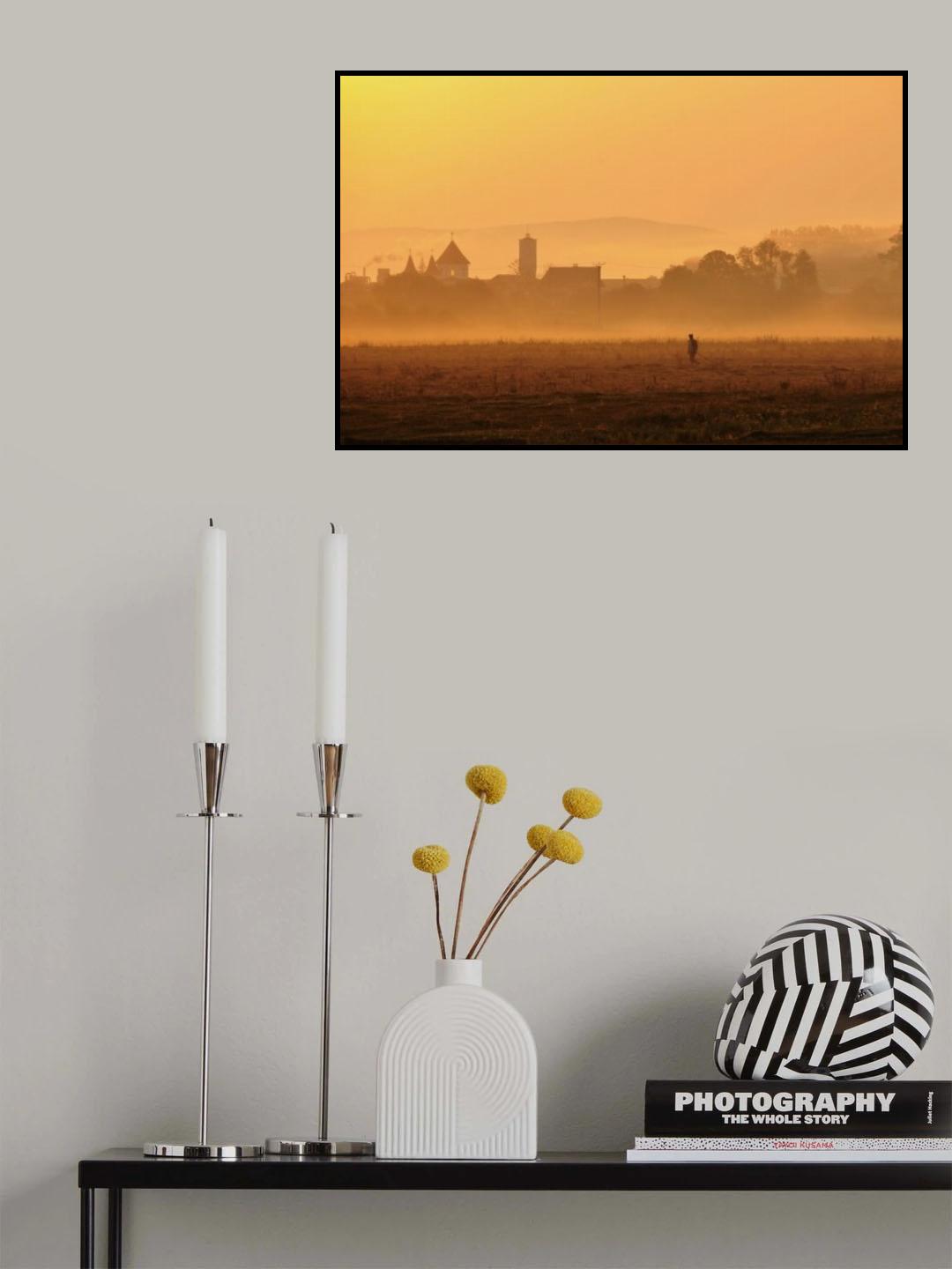 barbatul matinal (the morning man) Poster och Canvastavla