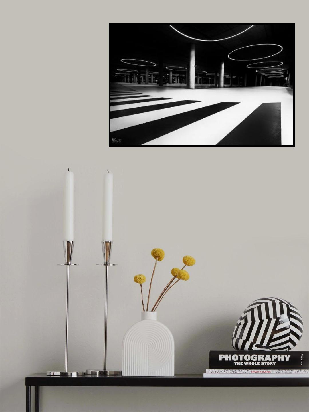 Modern luxury car parking Poster och Canvastavla