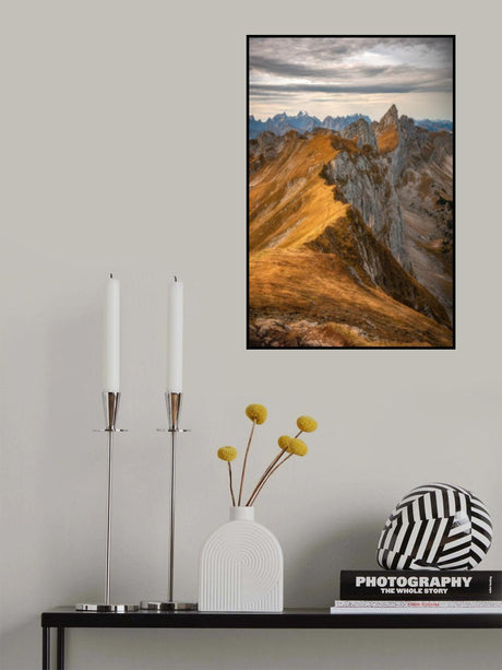Hust some peaks..... Poster och Canvastavla