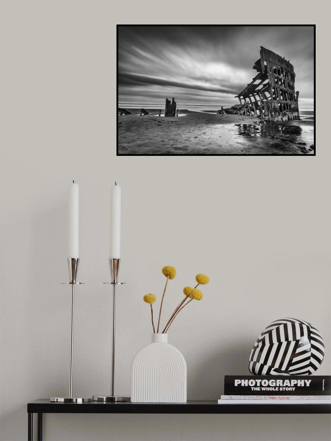 The Wreck of the Peter Iredale Poster och Canvastavla