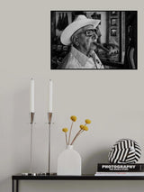 Homme avec cigare Poster och Canvastavla