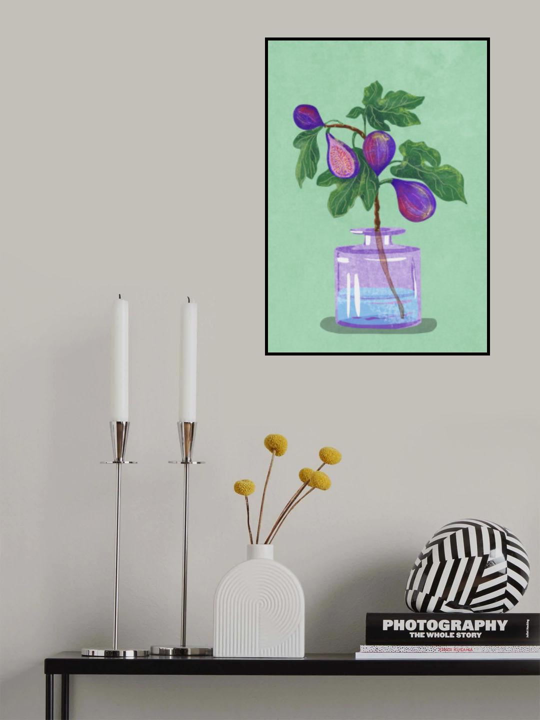Figs Branch In Vase
