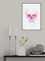 Skull in a triangle Poster och Canvastavla